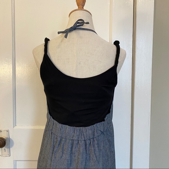 🔥 HOST PICK! 🔥 Denim Maternity Tank Dress Large - Picture 3 of 8